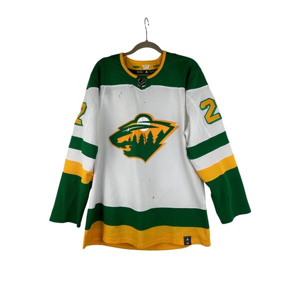 Minnesota Wild Reverse Retro Size 50 FIALA #22 Adidas Authnetic NHLJersey